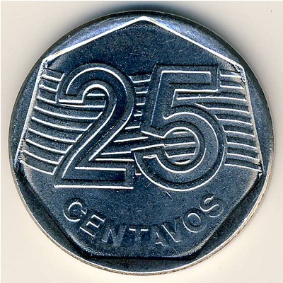 Бразилия, 25 сентаво (1994–1995 г.)