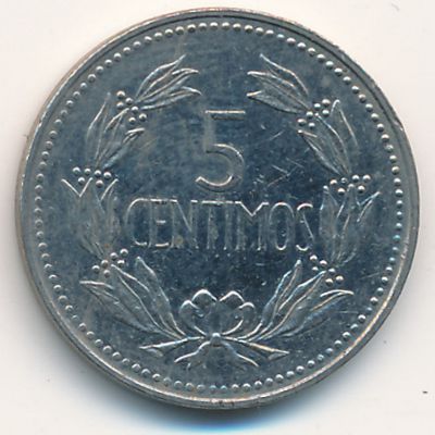 Venezuela, 5 centimos, 1971
