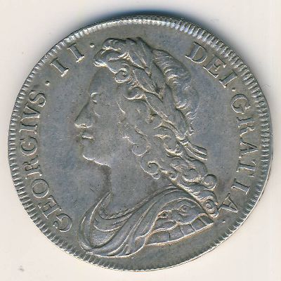 Great Britain, 1/2 crown, 1731–1736