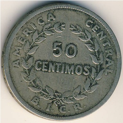 Коста-Рика, 50 сентимо (1935 г.)