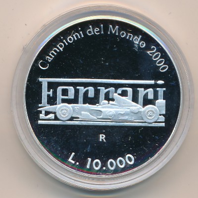 San Marino, 10000 lire, 2001