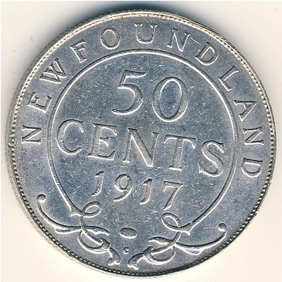 Ньюфаундленд, 50 центов (1911–1919 г.)