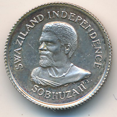 Swaziland, 5 cents, 1968