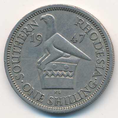 Southern Rhodesia, 1 shilling, 1947