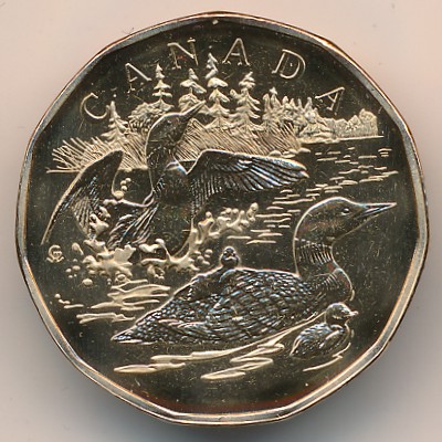 Canada, 1 dollar, 2002