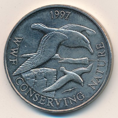 Falkland Islands, 50 pence, 1997