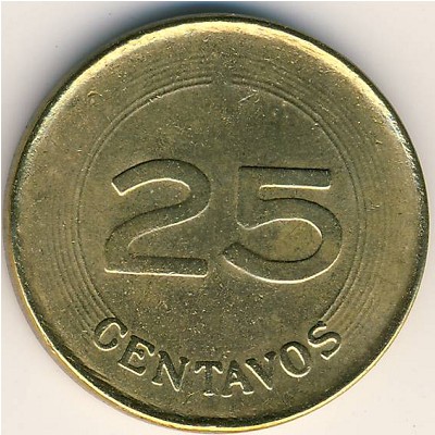 Colombia, 25 centavos, 1979–1980