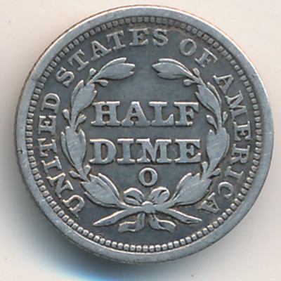 USA, 1/2 dime, 1853–1855
