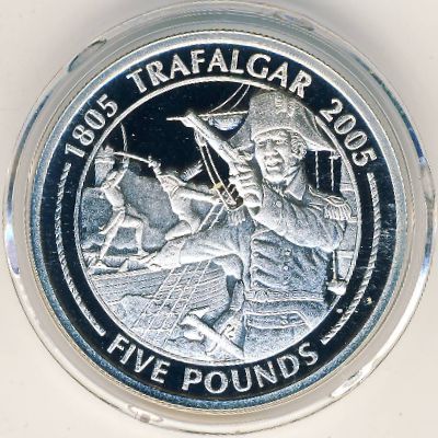 Gibraltar, 5 pounds, 2005