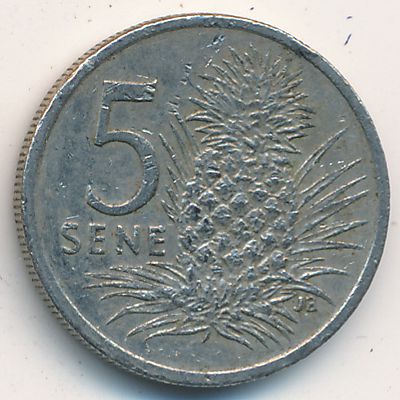 Самоа, 5 сене (1974–2000 г.)