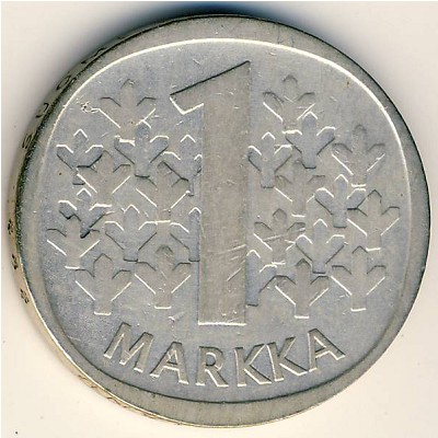Finland, 1 markka, 1964–1968