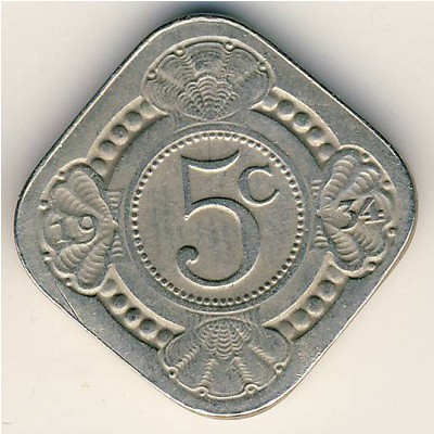 Netherlands, 5 cents, 1913–1940