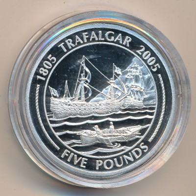 Gibraltar, 5 pounds, 2005