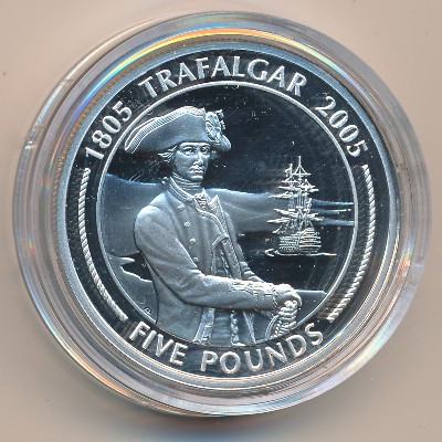 Gibraltar, 5 pounds, 2005