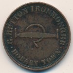 Австралия, 1 пенни (1850 г.)