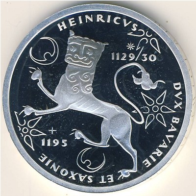 West Germany, 10 mark, 1995