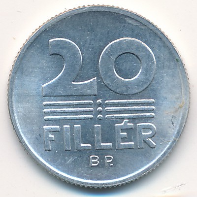Hungary, 20 filler, 1990–1996