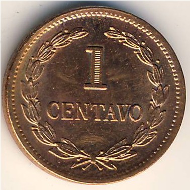 El Salvador, 1 centavo, 1986