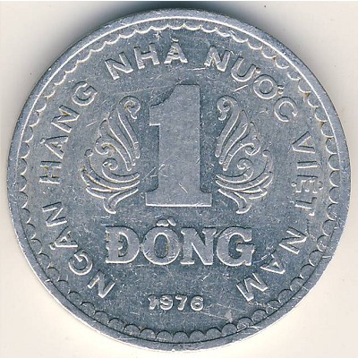 Vietnam, 1 dong, 1976