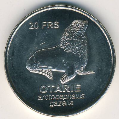 Saint Paul Island., 20 francs, 2011