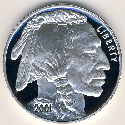 США, 1 доллар (2001 г.)