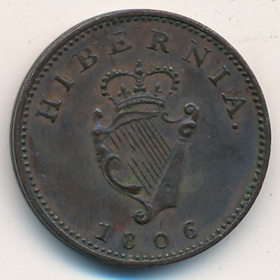 Ирландия, 1 фартинг (1806 г.)