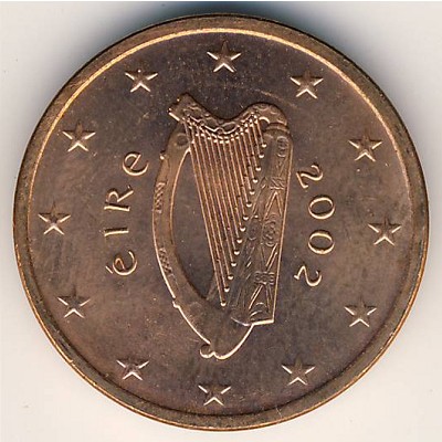 Ireland, 5 euro cent, 2002–2018