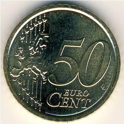 Сан-Марино, 50 евроцентов (2008–2013 г.)