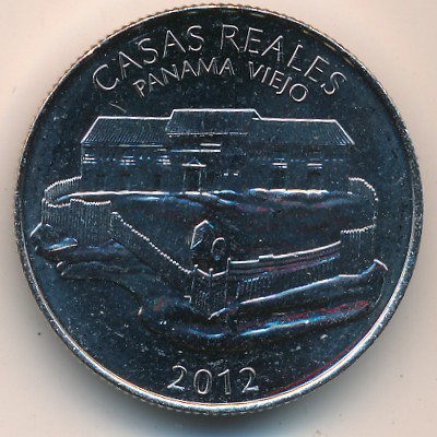 Panama, 1/2 balboa, 2012