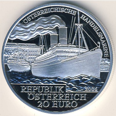 Австрия, 20 евро (2006 г.)
