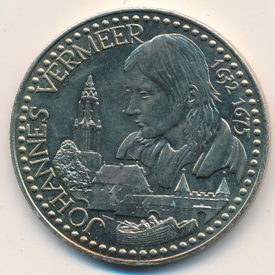 Netherlands., 2 1/2 ecu, 1995