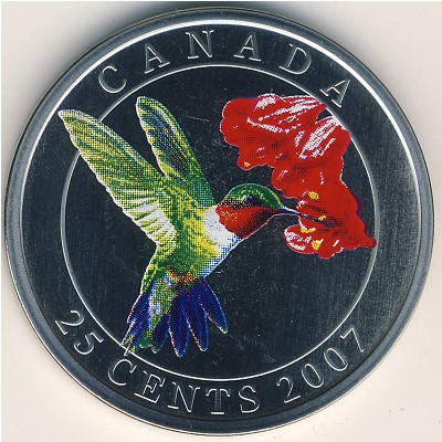 Canada, 25 cents, 2007