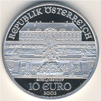 Austria, 10 euro, 2003