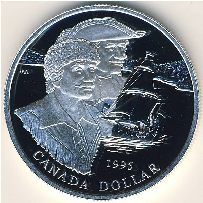 Canada, 1 dollar, 1995