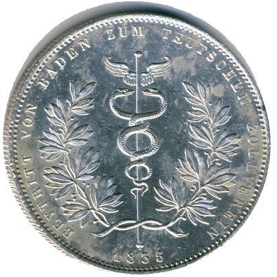 Bavaria, 1 thaler, 1835