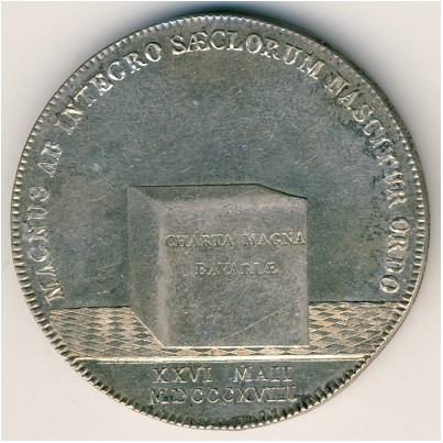 Bavaria, 1 thaler, 1818