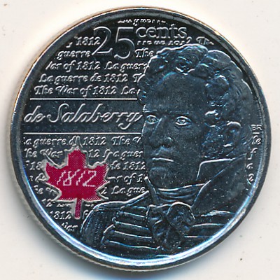 Canada, 25 cents, 2013