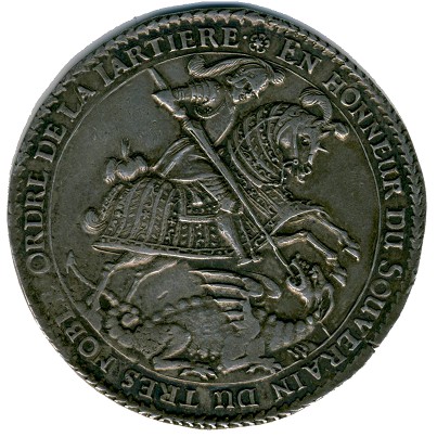 Saxony, 1 thaler, 1671–1678