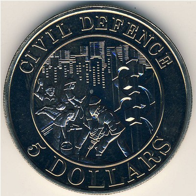 Singapore, 5 dollars, 1991