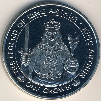 Isle of Man, 1 crown, 1996