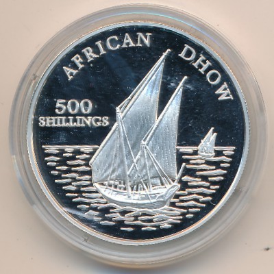 Tanzania, 500 shilingi, 2001