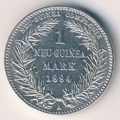 German New Guinea, 1 mark, 1894