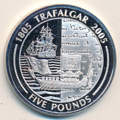 Gibraltar, 5 pounds, 2005