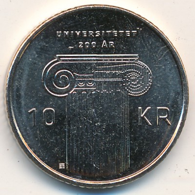 Norway, 10 kroner, 2011