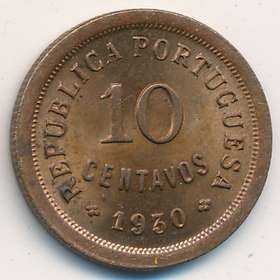 Cape Verde, 10 centavos, 1930