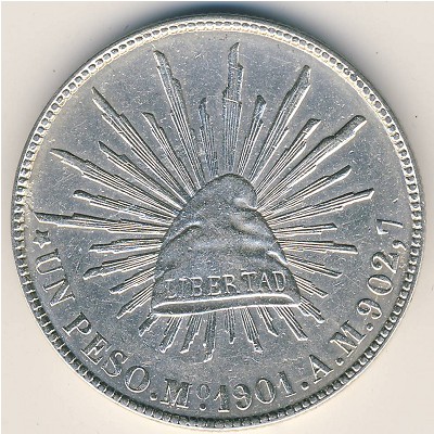 Мексика, 1 песо (1898–1909 г.)