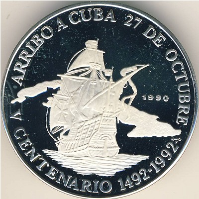 Куба, 10 песо (1990 г.)