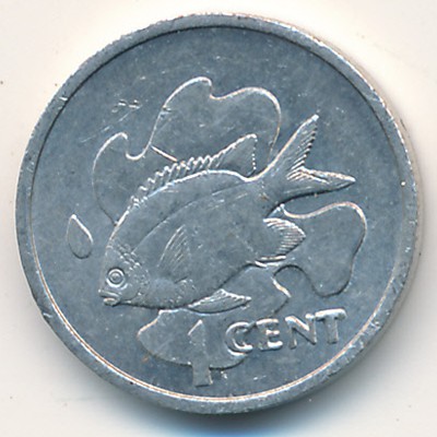 Seychelles, 1 cent, 1977