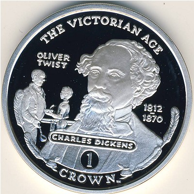 Gibraltar, 1 crown, 2001