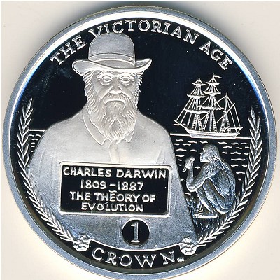 Gibraltar, 1 crown, 2001